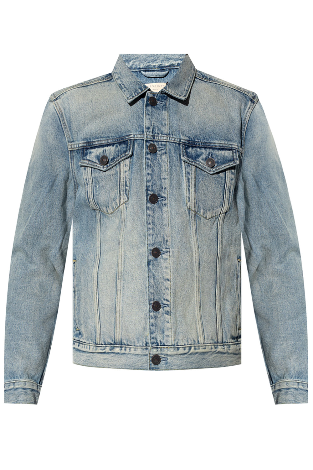 All saints store inverness denim jacket